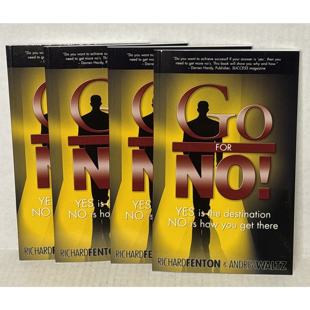 Go for No! Yes is the Destination, No is How You Get There -Lot Of 4- NEW Ppbck